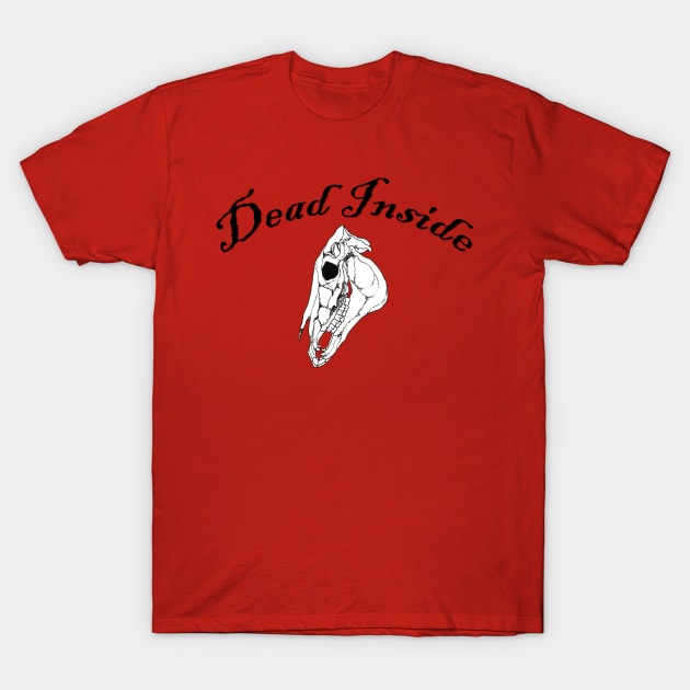 Dead Inside Horse Skull T-Shirt by Tinker and Bone Studio